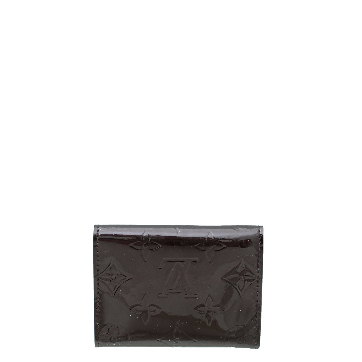 Louis Vuitton Amarante Monogram Vernis Business Card Holder | AlmaBagz