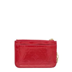 Louis Vuitton Cerise Monogram Vernis Key Pouch | AlmaBagz
