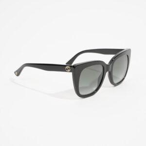 Gucci Square Sunglasses Black Acetate 51mm 22mm | AlmaBagz