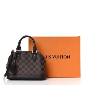 LOUIS VUITTON ALMA BB DAMIER EBENE BAG | AlmaBagz