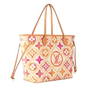 Louis Vuitton By The Pool Monogram Giant 2.0 Neverfull MM With Detachable Pouch Coral | AlmaBagz