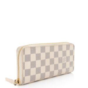 Louis Vuitton Damier Azur Clemence Wallet (SHF-Y8aiC1) | AlmaBagz