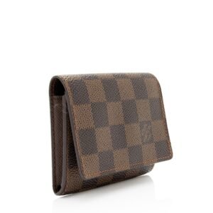 Louis Vuitton Damier Ebene Business Card Holder (SHF-uVymr2) | AlmaBagz