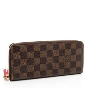 Louis Vuitton Damier Ebene Clemence Wallet (SHF-pY6d0M) | AlmaBagz