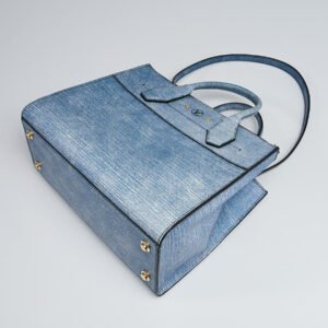 Louis Vuitton Denim EPI Leather City Steamer MM Bag | AlmaBagz