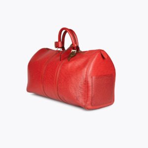 Louis Vuitton EPI Leather Keepall 45 Duffle Bag | AlmaBagz