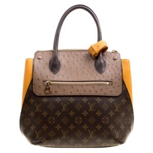 LOUIS VUITTON EXOTIQUE MONOGRAM MAJESTUEUX MM OCRE LIMITED EDITION | AlmaBagz