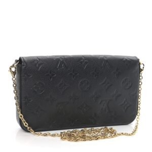 LOUIS VUITTON Monogram Empreinte Leather Felicie Pochette Bag | AlmaBagz