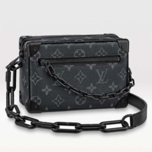 Louis Vuitton LV Men Mini Soft Trunk Bag Monogram Eclipse Coated Canvas | AlmaBagz