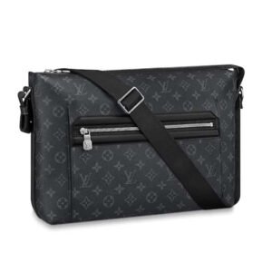 Louis Vuitton LV Men Odyssey Messenger PM Monogram Eclipse Coated Canvas | AlmaBagz