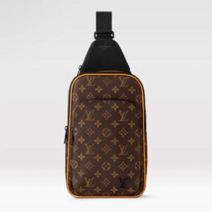 Louis Vuitton LV Unisex Avenue Sling Bag NM Radiant Sun Monogram Macassar Coated Canvas | AlmaBagz