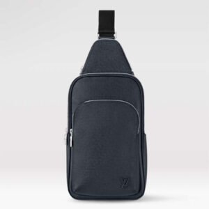 Louis Vuitton LV Unisex Avenue Slingbag NM Midnight Blue Taiga Cowhide Leather | AlmaBagz