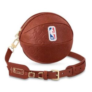 Louis Vuitton LV Unisex Ball in Basket LV x NBA Season 2 Brown Ball Grain Leather | AlmaBagz