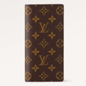 Louis Vuitton LV Unisex Brazza Wallet Brown Monogram Canvas | AlmaBagz