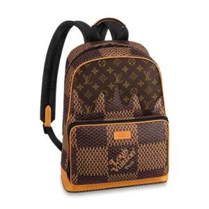 Louis Vuitton LV Unisex Campus Backpack Giant Damier Ebene Coated Canvas | AlmaBagz
