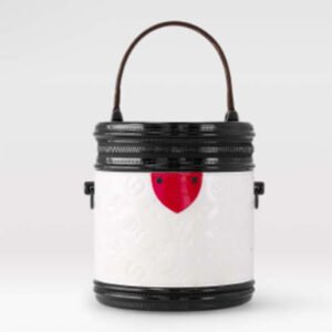 Louis Vuitton LV Unisex Cannes Handbag White Patent Calfskin Leather | AlmaBagz