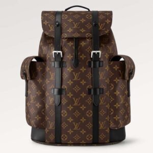 Louis Vuitton LV Unisex Christopher PM Backpack Monogram Canvas Body Flap Opening | AlmaBagz