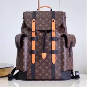 Louis Vuitton LV Unisex Christopher PM Backpack Monogram Canvas Cowhide Leather | AlmaBagz
