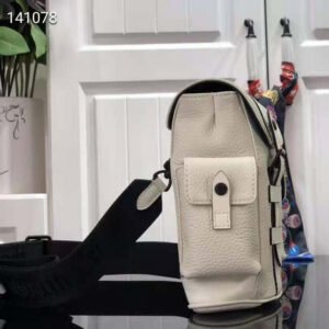 Louis Vuitton LV Unisex Christopher XS White Taurillon Leather Cowhide Leather | AlmaBagz