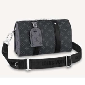 Louis Vuitton LV Unisex City Keepall Monogram Eclipse Monogram Eclipse Reverse Coated Canvas | AlmaBagz