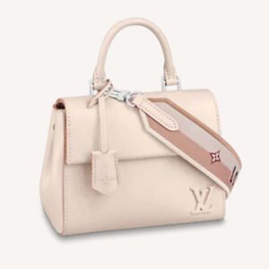 Louis Vuitton LV Women Cluny Mini Handbag Quartz Epi Grained Smooth Cowhide Leather | AlmaBagz