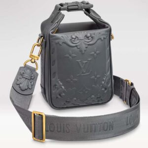 Louis Vuitton LV Unisex Cruiser Messenger Dark Shadow Gray Calf Leather | AlmaBagz