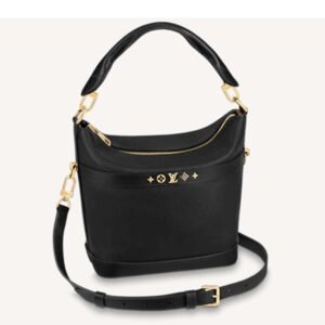 Louis Vuitton LV Unisex Cruiser PM Black Calfskin Leather Cowhide | AlmaBagz