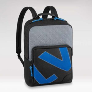 Louis Vuitton LV Unisex Dean Backpack Gray Taurillon Cowhide Leather | AlmaBagz