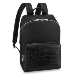 Louis Vuitton LV Unisex Discovery Backpack Calf Crocodile Alligator Leather | AlmaBagz