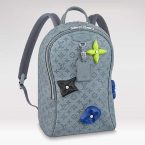 Louis Vuitton LV Unisex Ellipse Backpack Granite Taurillon Monogram Embossed Cowhide Leather | AlmaBagz