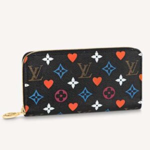 Louis Vuitton LV Unisex Game On Zippy Wallet Monogram Flowers Canvas | AlmaBagz