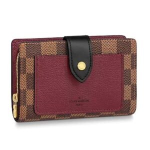 Louis Vuitton LV Unisex Juliette Wallet Damier Ebene Coated Canvas | AlmaBagz