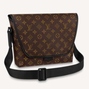 Louis Vuitton LV Unisex Magnetic Messenger Bag Monogram Coated Canvas-Brown | AlmaBagz