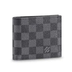 Louis Vuitton LV Unisex Marco Wallet Damier Graphite Coated Canvas | AlmaBagz