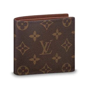 Louis Vuitton LV Unisex Marco Wallet Monogram Coated Canvas-Brown | AlmaBagz