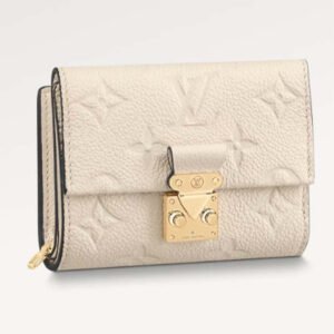 Louis Vuitton LV Unisex Métis Compact Wallet Crème Beige Monogram Empreinte Embossed Supple Grained Cowhide Leather | AlmaBagz