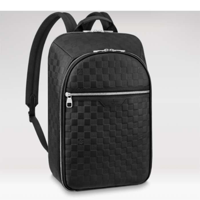 Louis Vuitton LV Unisex Michael Backpack NV2 Damier Infini Onyx Cowhide Leather | AlmaBagz