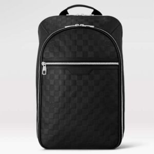 Louis Vuitton LV Unisex Michael Backpack Nv2 Black Damier Infini Onyx Cowhide Leather | AlmaBagz