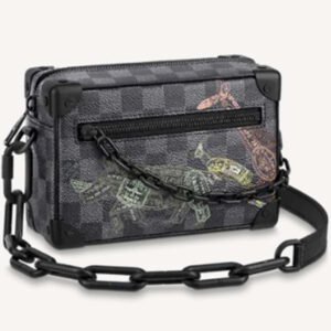 Louis Vuitton LV Unisex Mini Soft Trunk Damier Graphite Coated Canvas | AlmaBagz
