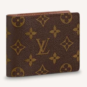 Louis Vuitton LV Unisex Multiple Wallet Brown Coated Canvas Cowhide Leather | AlmaBagz