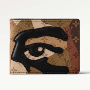Louis Vuitton LV Unisex Multiple Wallet Brown Monogram Cowhide Leather Silver-Color Hardware | AlmaBagz
