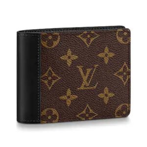 Louis Vuitton LV Unisex Multiple Wallet Monogram Macassar Coated Canvas | AlmaBagz