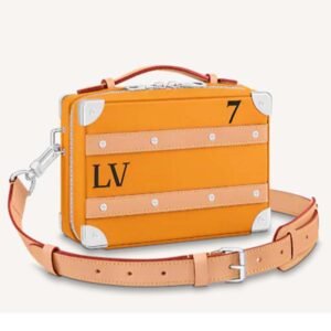 Louis Vuitton LV Unisex NBA Handle Soft Trunk No. 7 Saffron Cowhide Calf | AlmaBagz