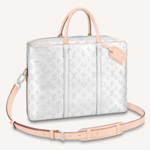 Louis Vuitton LV Unisex Neo Porte Documents Voyage Monogram Mirror Coated Canvas | AlmaBagz
