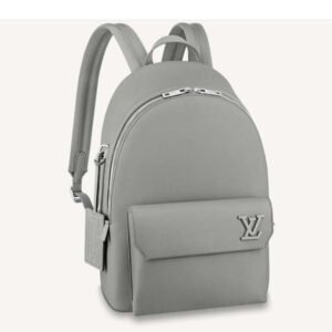 Louis Vuitton LV Unisex New Backpack Gray Aerogram Cowhide Leather Textile Lining | AlmaBagz