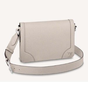 Louis Vuitton LV Unisex New Flap Messenger Beige Taiga Cowhide Leather | AlmaBagz