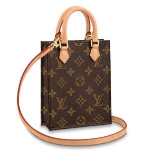 Louis Vuitton LV Unisex Petit Sac Plat Bag Monogram Canvas | AlmaBagz