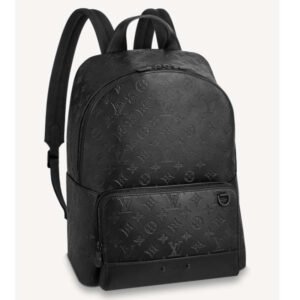 Louis Vuitton LV Unisex Racer Backpack Black Monogram Shadow Calf Cowhide Leather | AlmaBagz