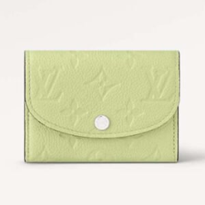Louis Vuitton LV Unisex Rosalie Coin Purse Green Monogram Empreinte Embossed Supple Grained Cowhide Leather | AlmaBagz