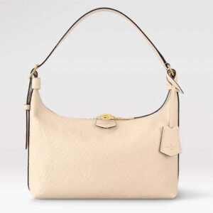 Louis Vuitton LV Unisex Sac Sport Crème Beige Embossed Supple Grained Cowhide Leather | AlmaBagz